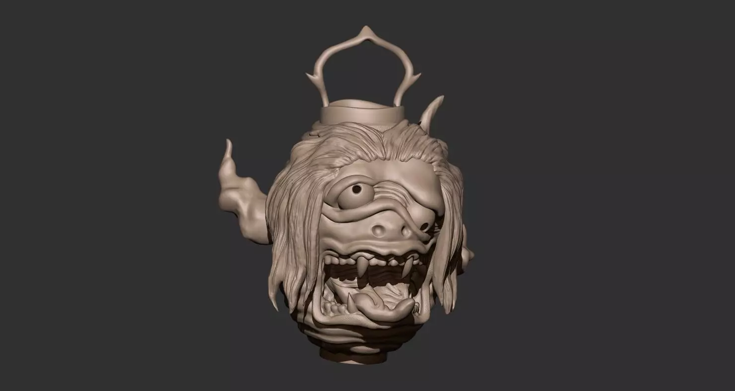 Chochin obake yokai  3D print model_0