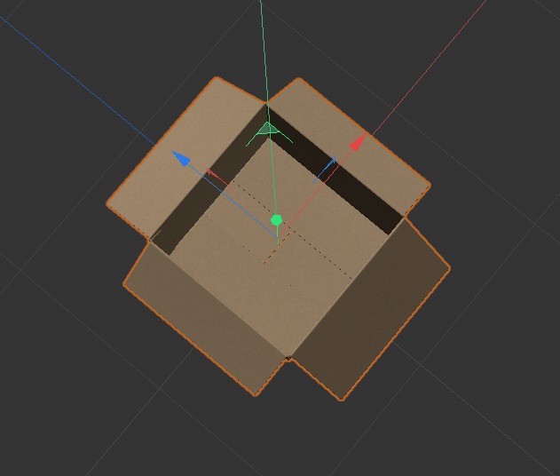 Cardboard Box Free 3D model_4