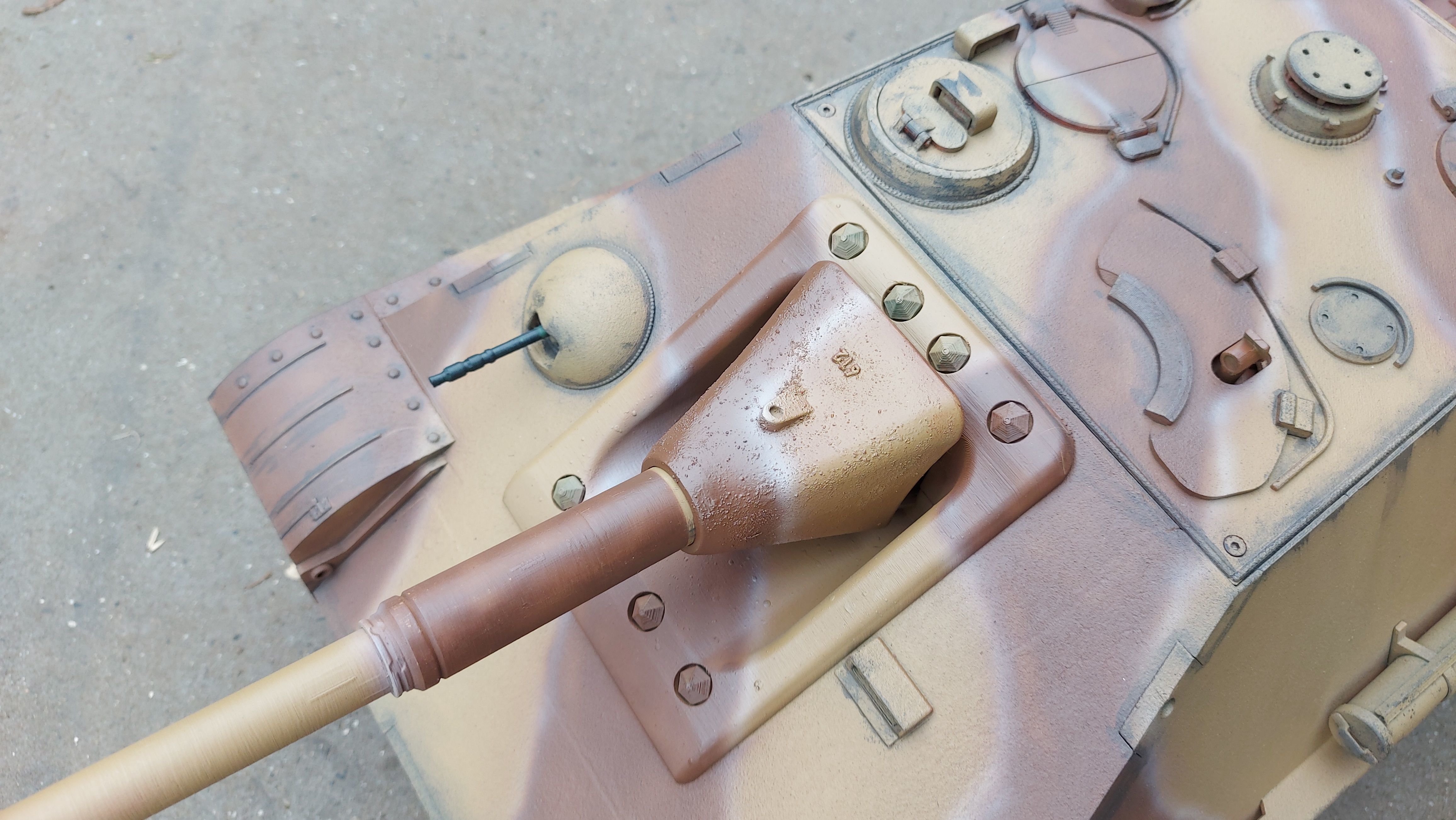 Jagdpanther G2 RC 1-10 3D print model_10