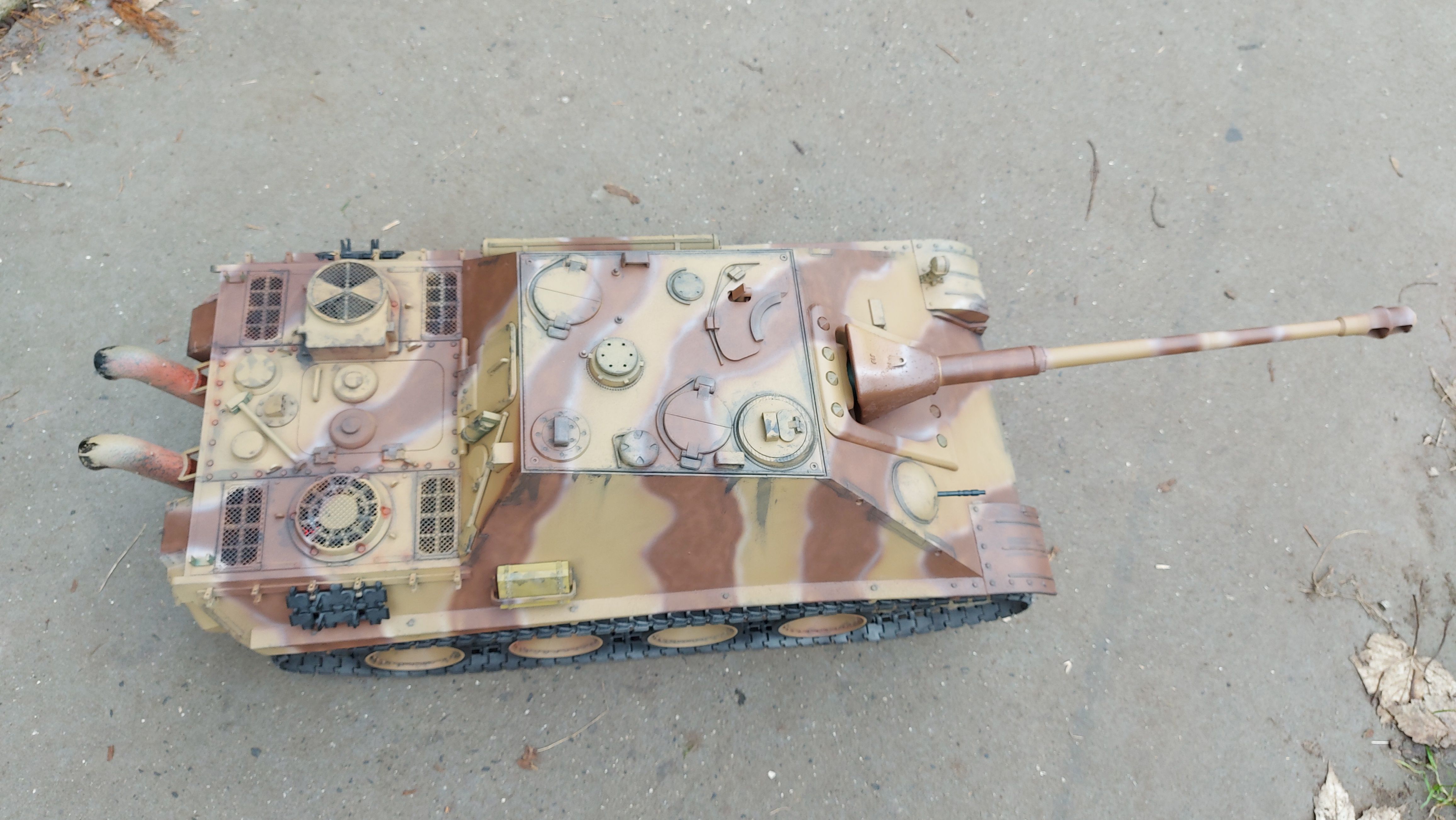 Jagdpanther G2 RC 1-10 3D print model_5