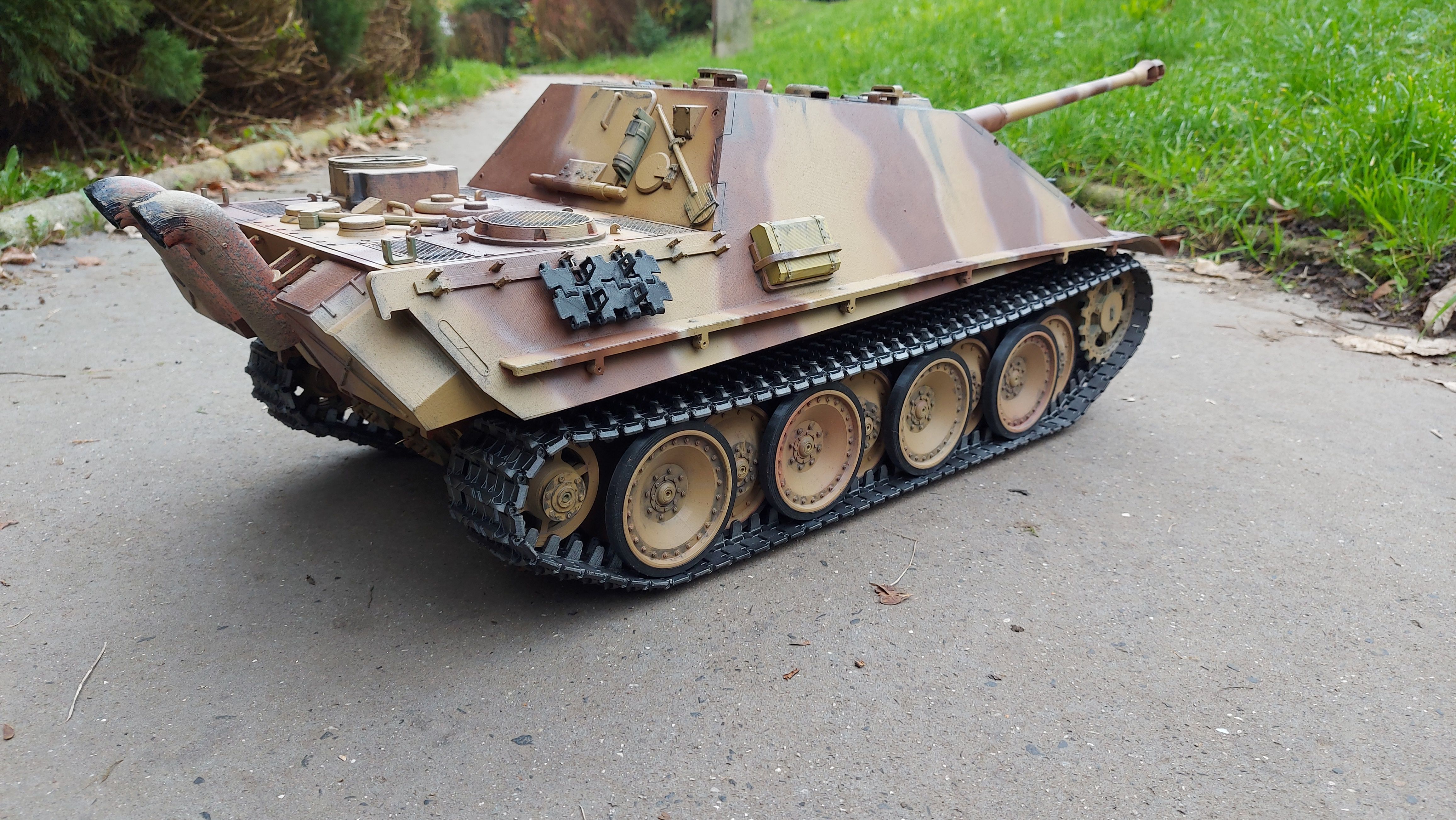 Jagdpanther G2 RC 1-10 3D print model_11