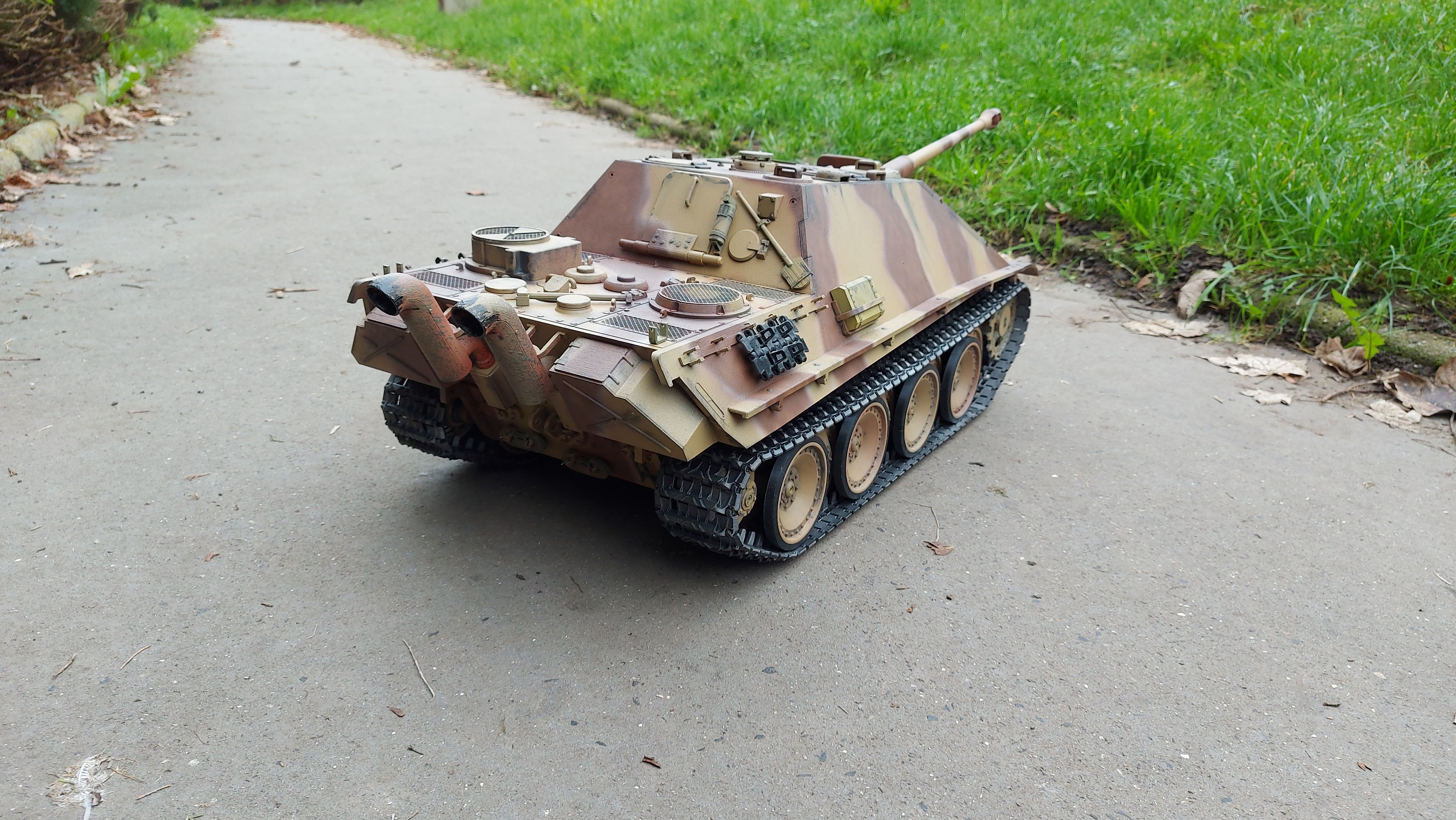 Jagdpanther G2 RC 1-10 3D print model_4