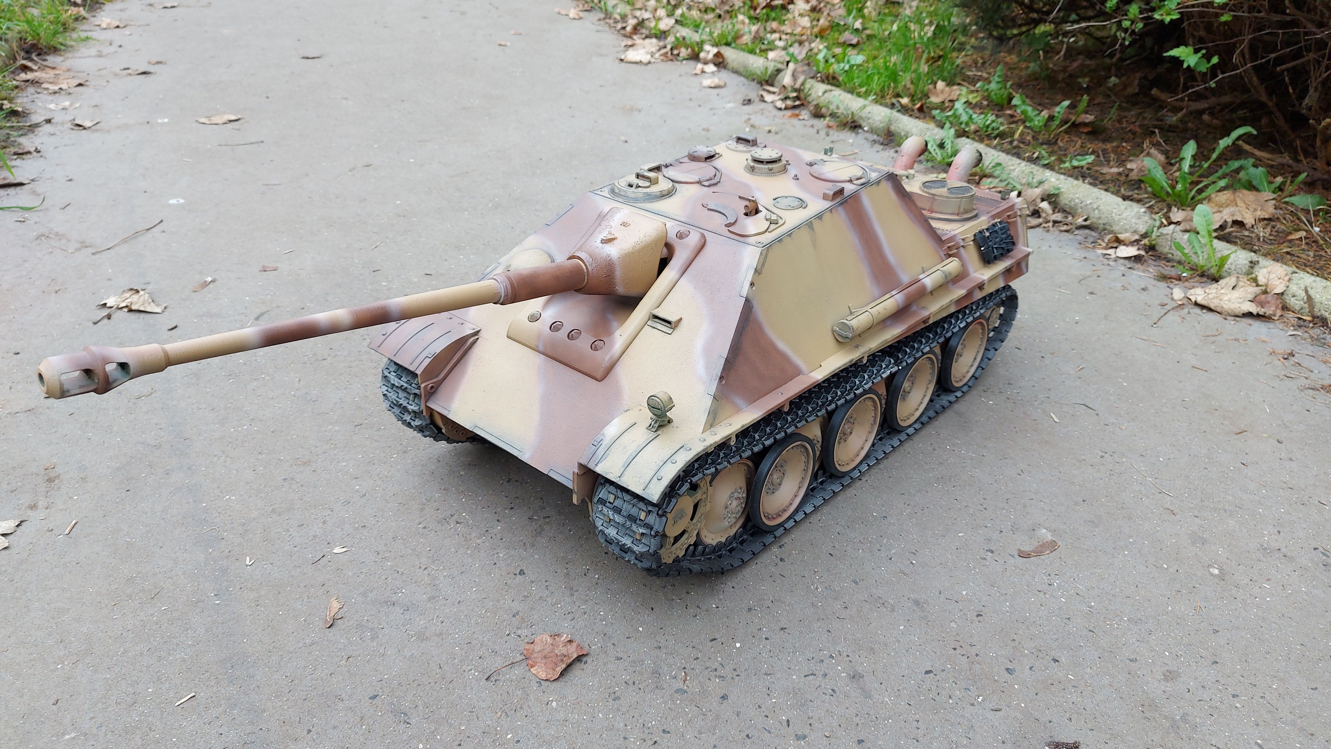 Jagdpanther G2 RC 1-10 3D print model_2