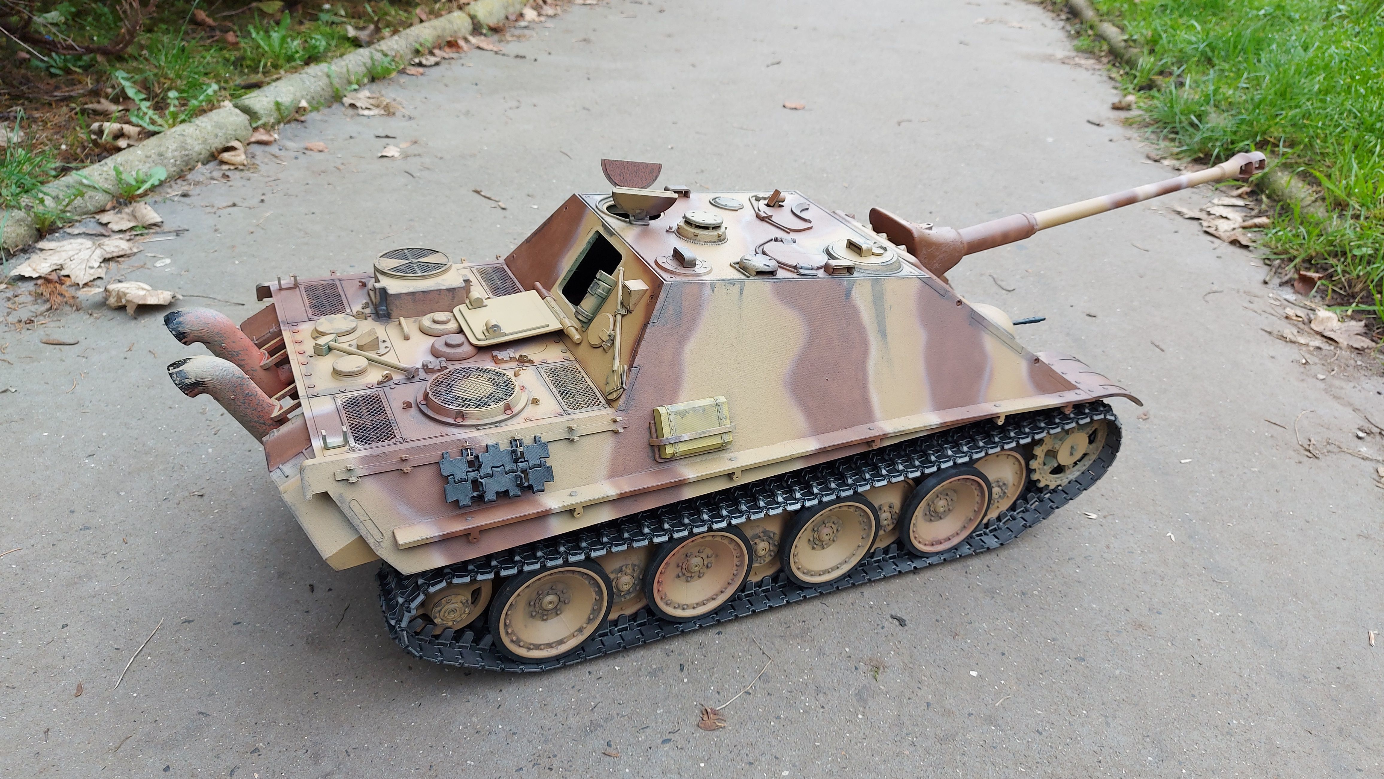 Jagdpanther G2 RC 1-10 3D print model_12