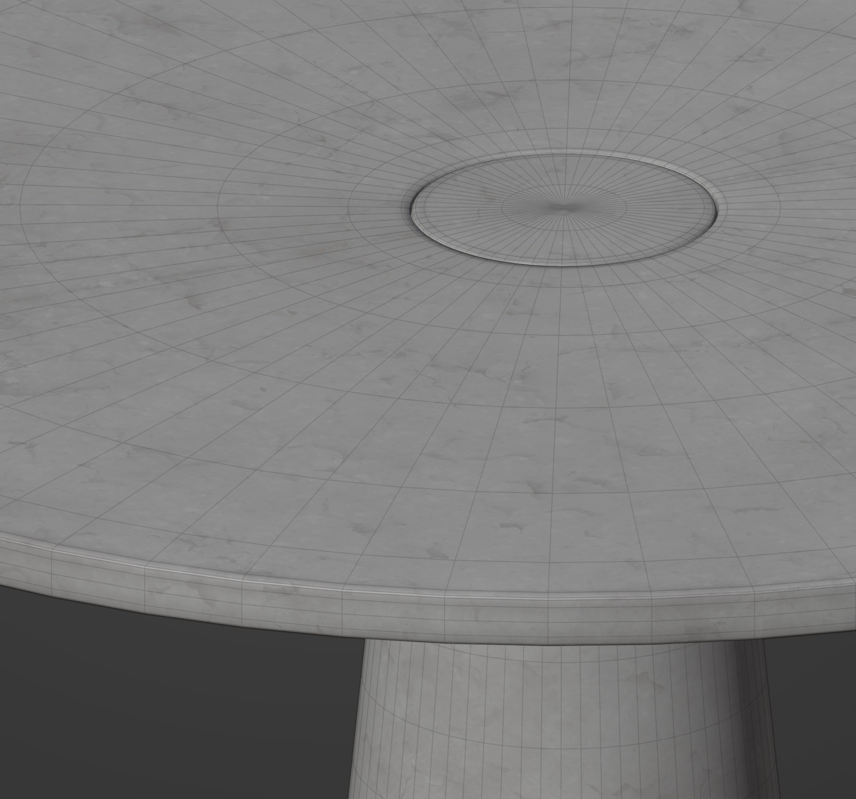 Eros Dining Table Low-poly 3D model_9