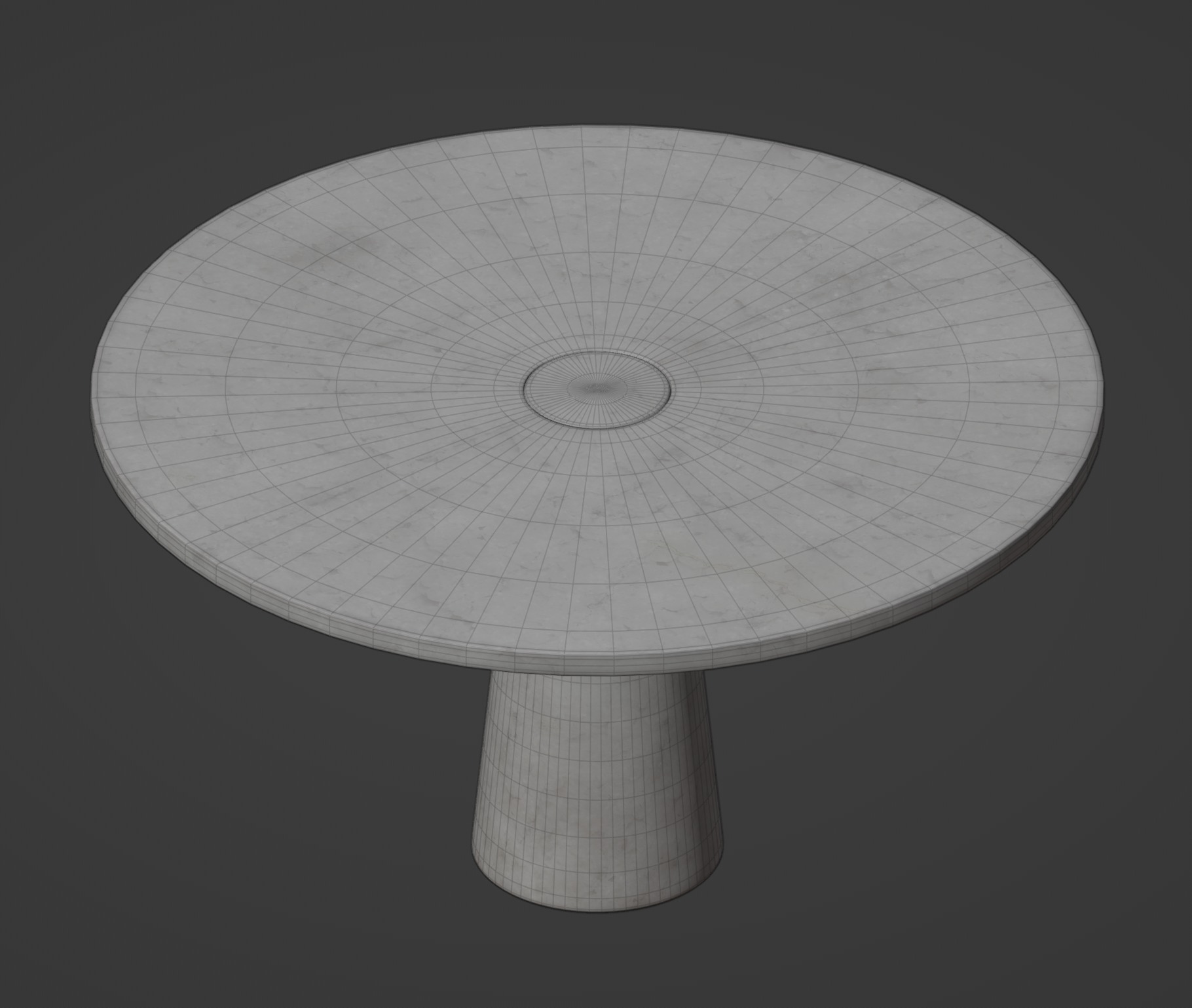 Eros Dining Table Low-poly 3D model_7