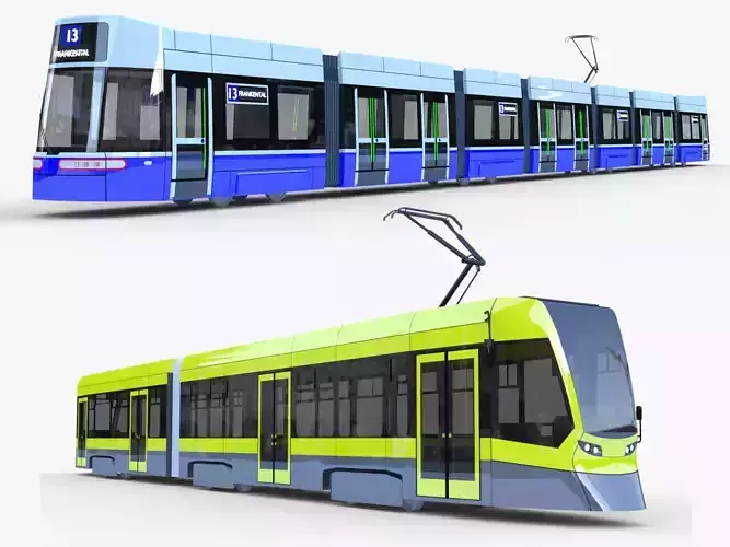 Stadler and Flexity trams