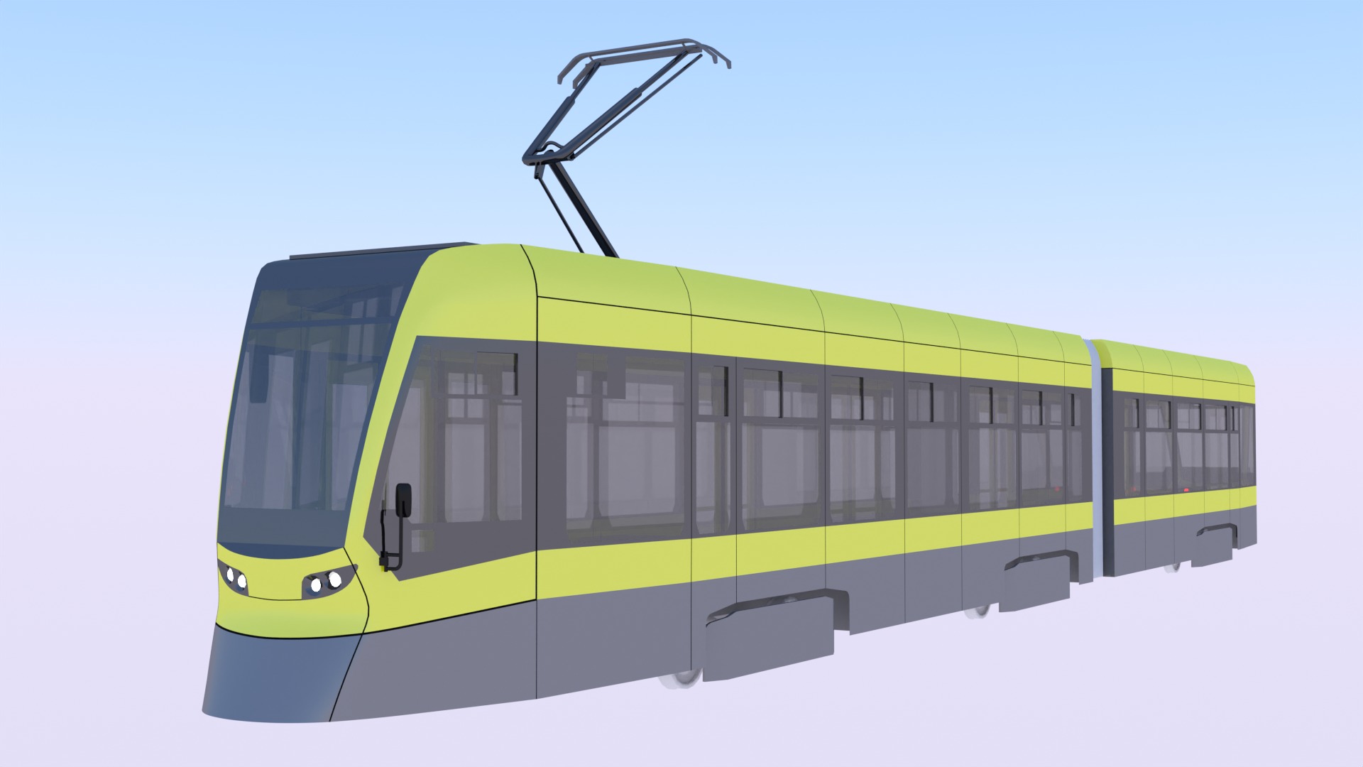 Stadler and Flexity trams 3D Model Collection_7