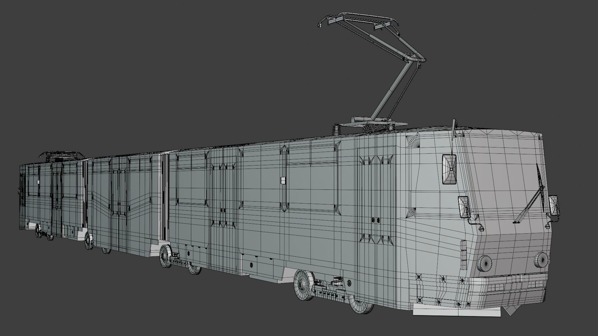 Stadler and KT8D5 trams 3D Model Collection_2