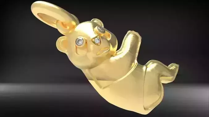 Pendant TEDDY BEAR  3D print model