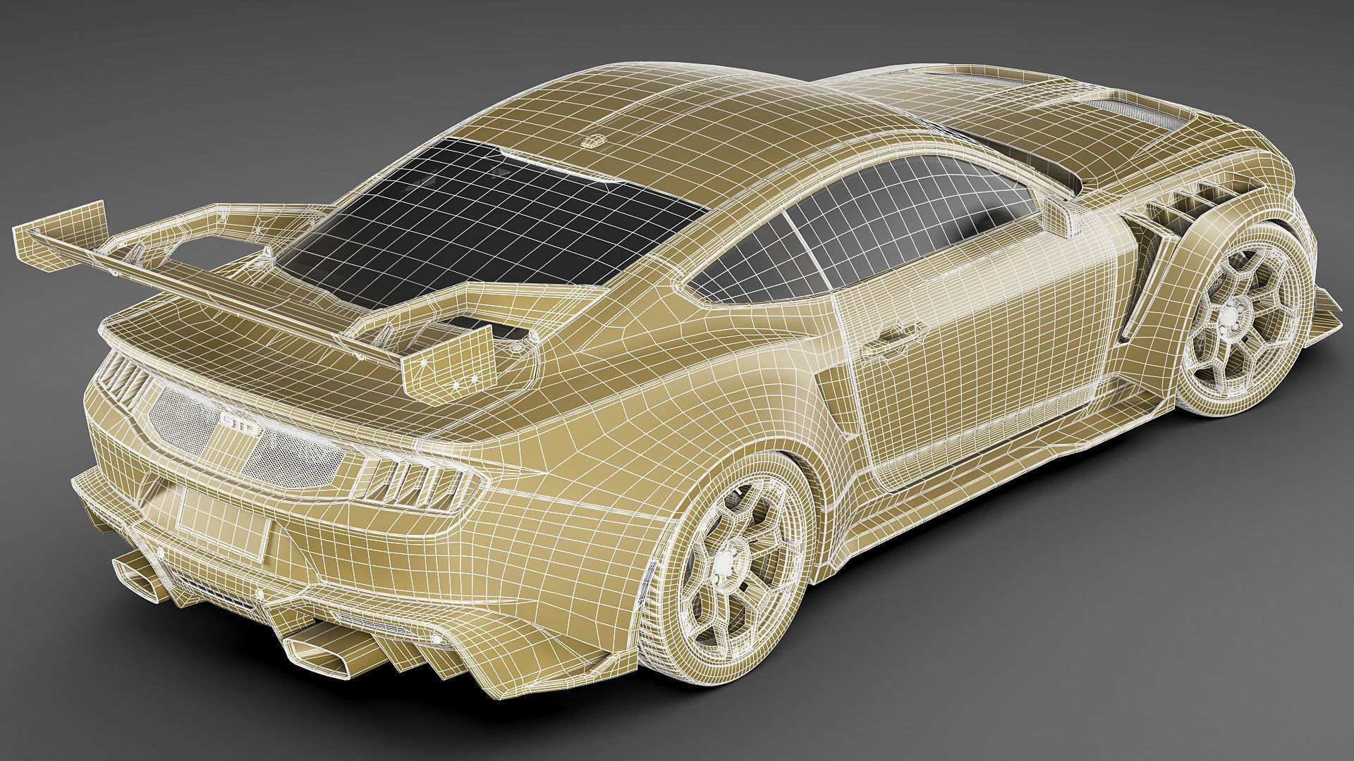 Mustang GTD 2025 Performance Pack 3D model_34