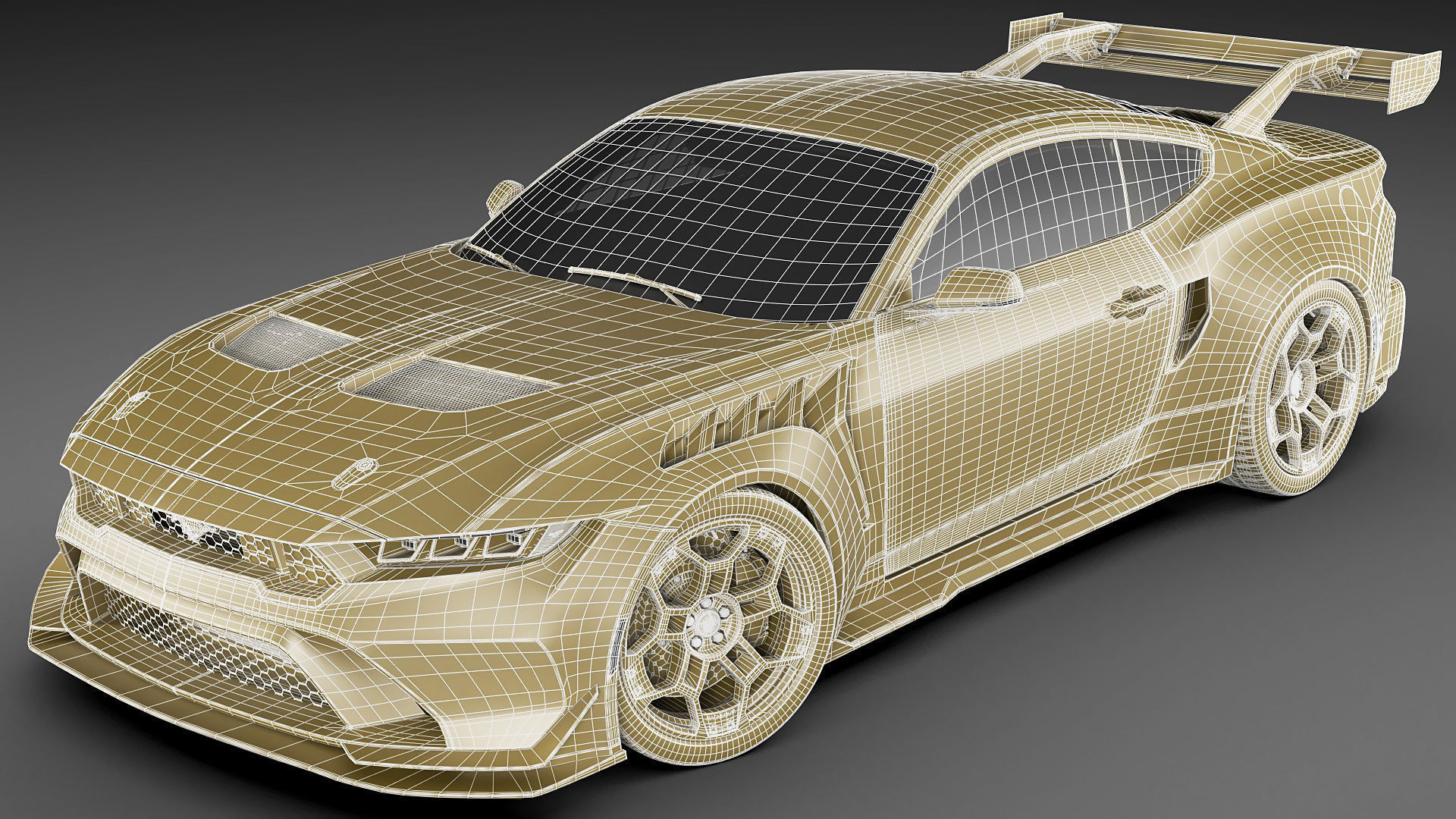 Mustang GTD 2025 Performance Pack 3D model_33
