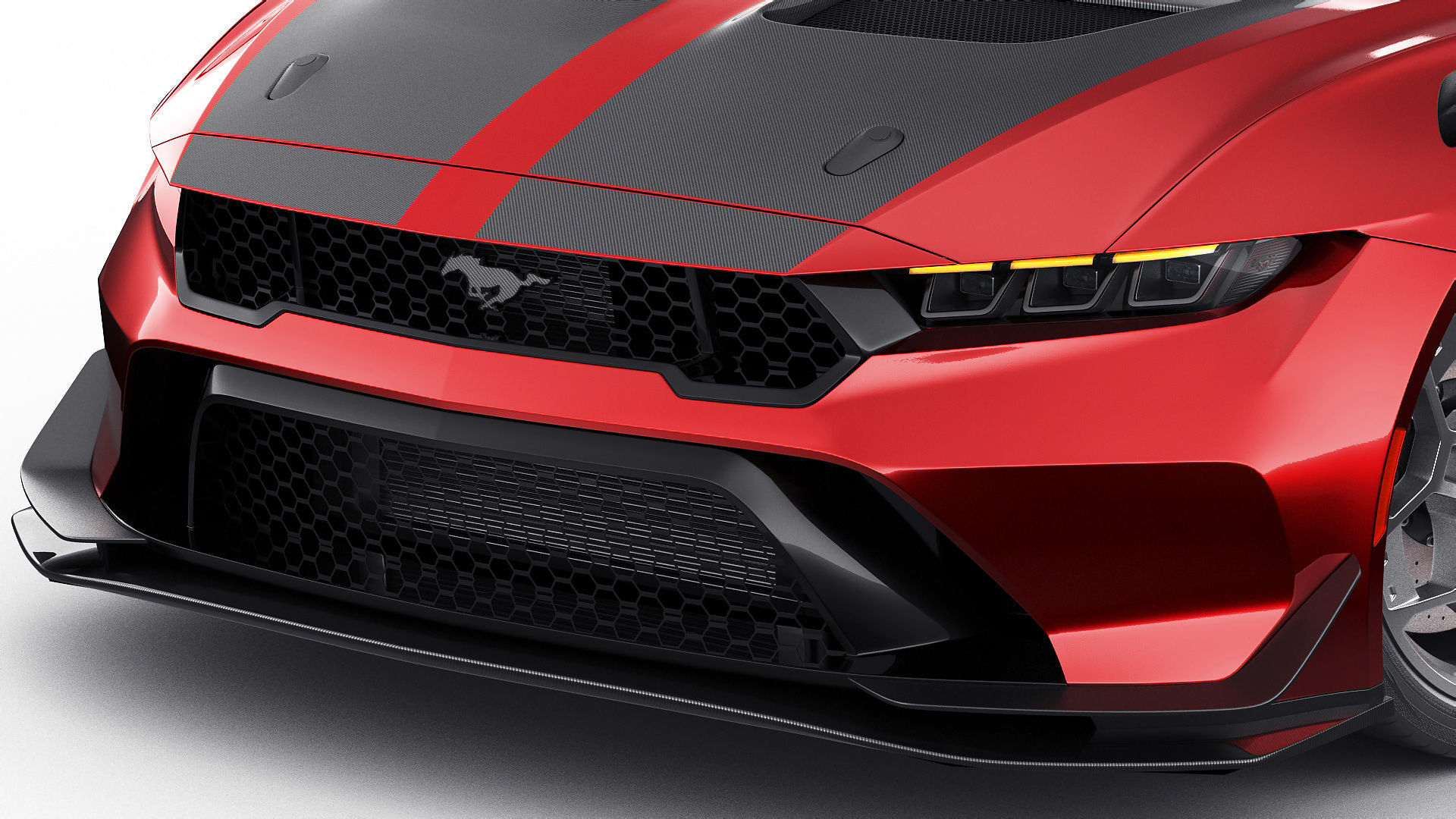 Mustang GTD 2025 Performance Pack 3D model_7