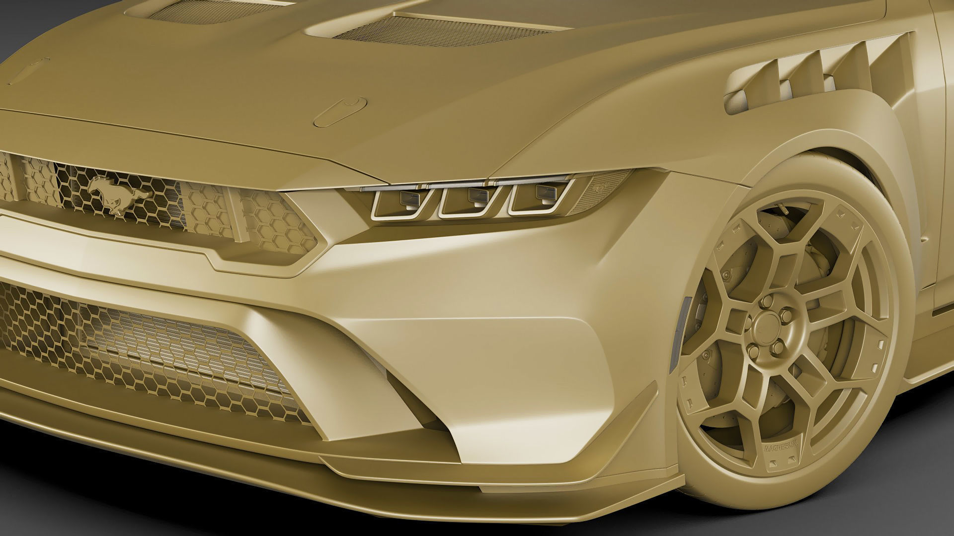 Mustang GTD 2025 Performance Pack 3D model_29