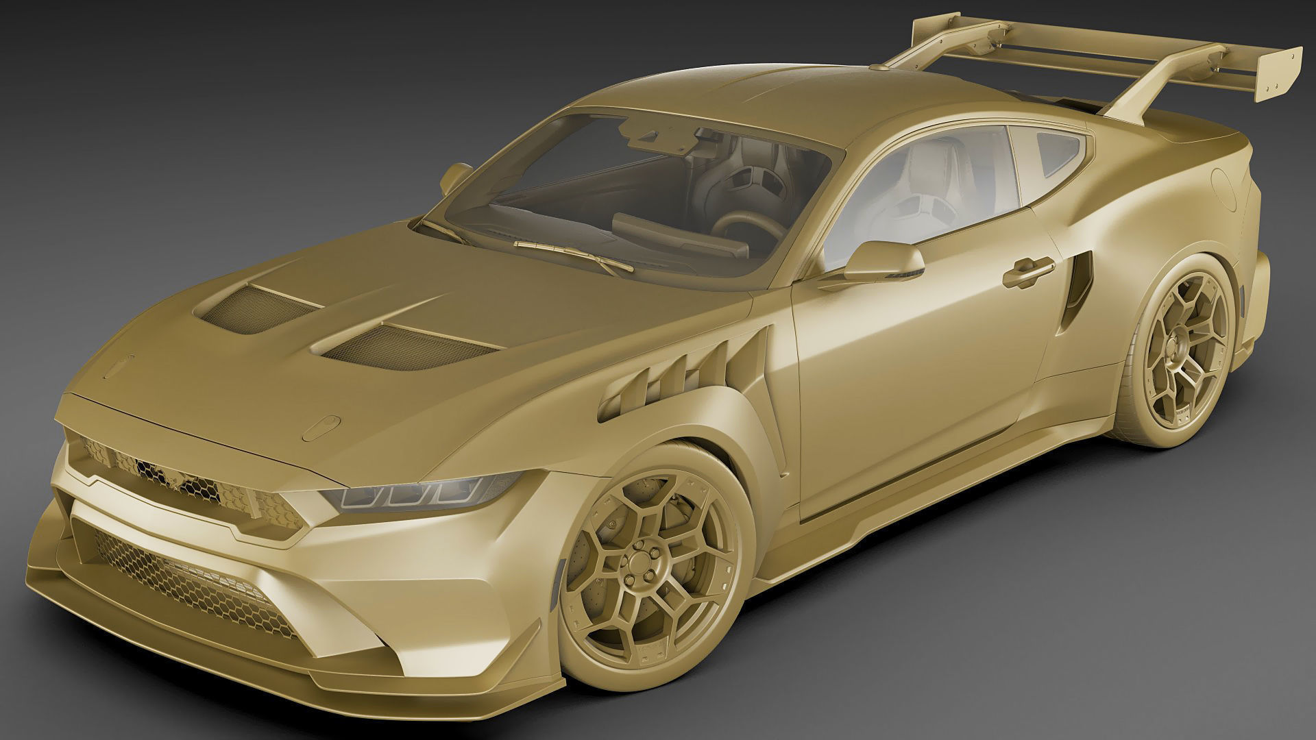 Mustang GTD 2025 Performance Pack 3D model_27