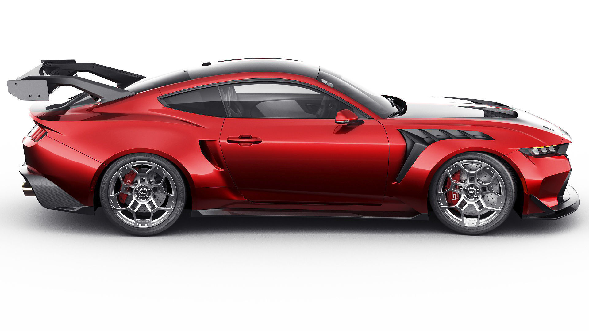 Mustang GTD 2025 Performance Pack 3D model_6