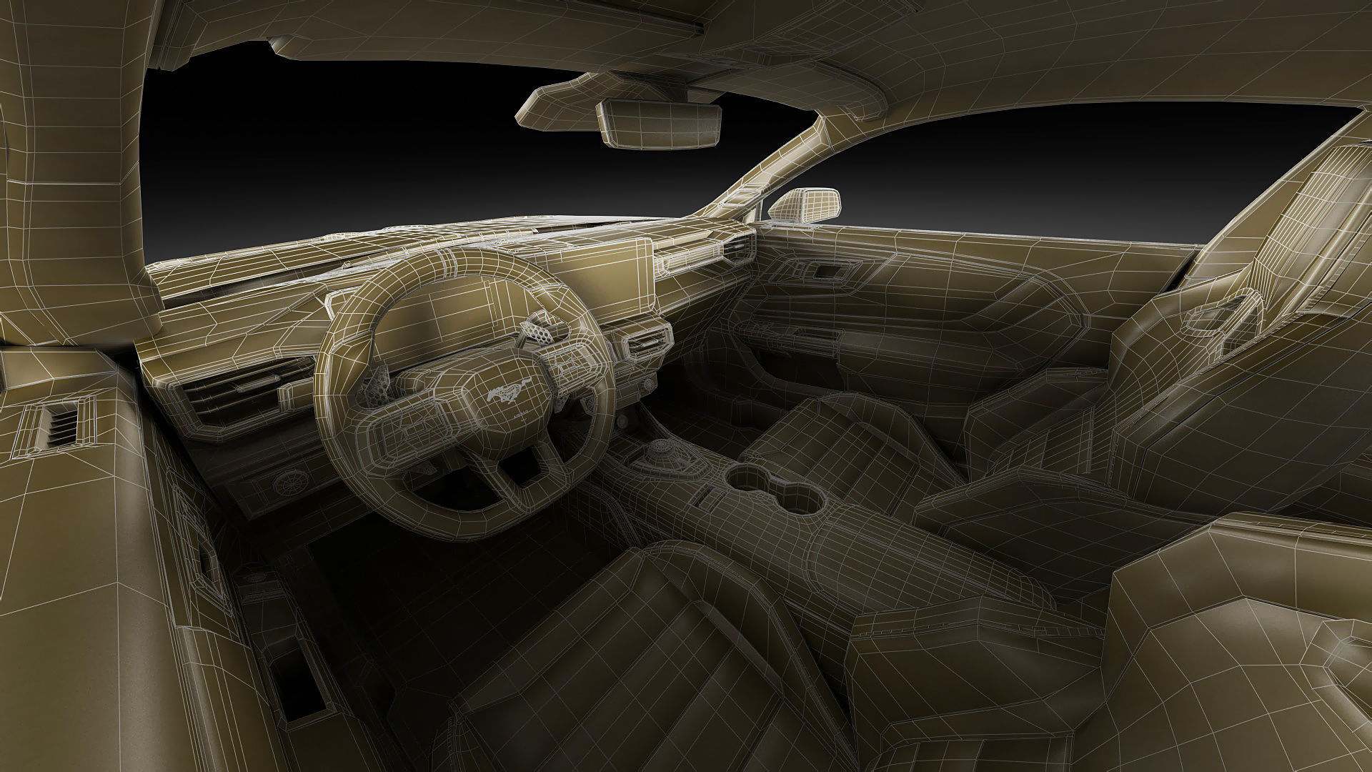 Mustang GTD 2025 Performance Pack 3D model_35