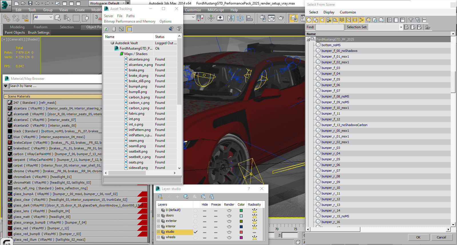 Mustang GTD 2025 Performance Pack 3D model_38