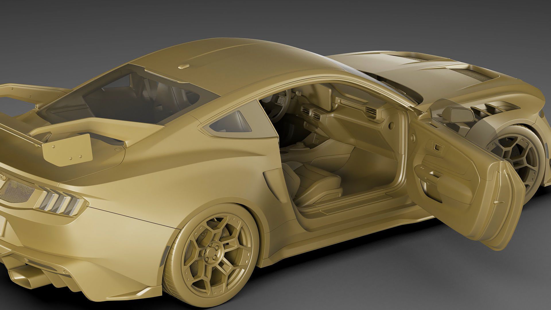 Mustang GTD 2025 Performance Pack 3D model_32