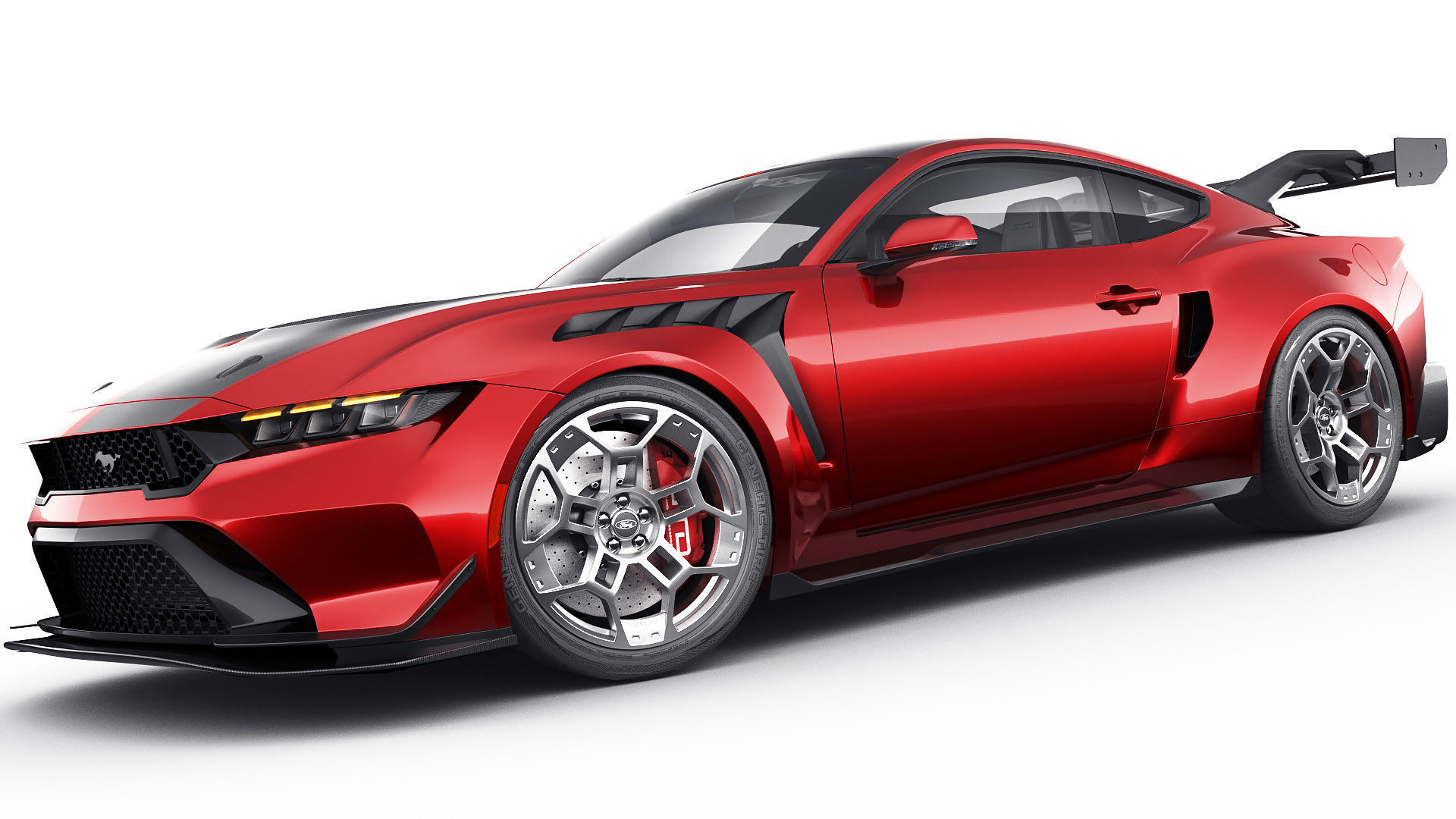 Mustang GTD 2025 Performance Pack 3D model_13