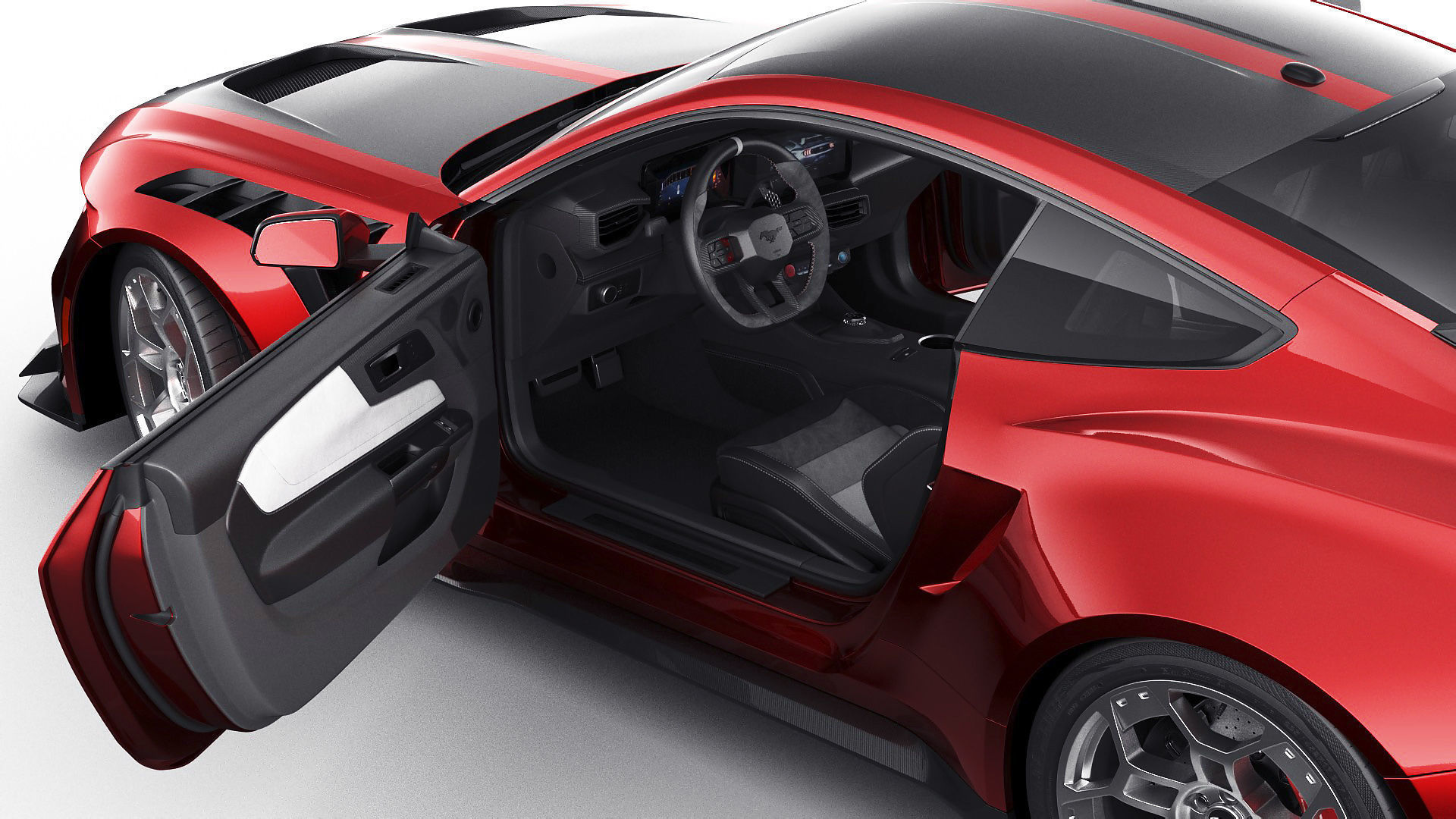 Mustang GTD 2025 Performance Pack 3D model_2