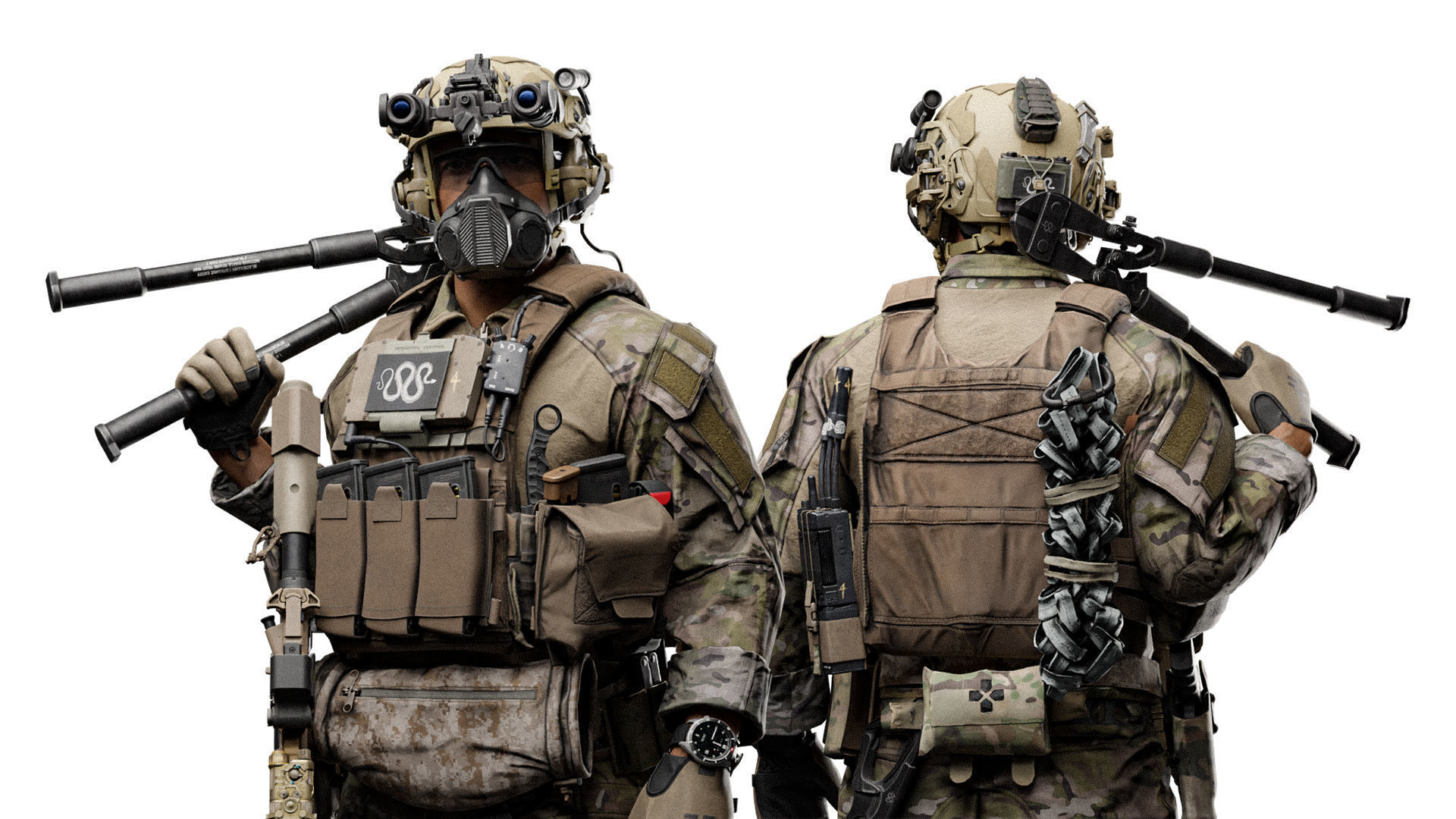 BREACHING TOOLS Low-poly 3D model_3