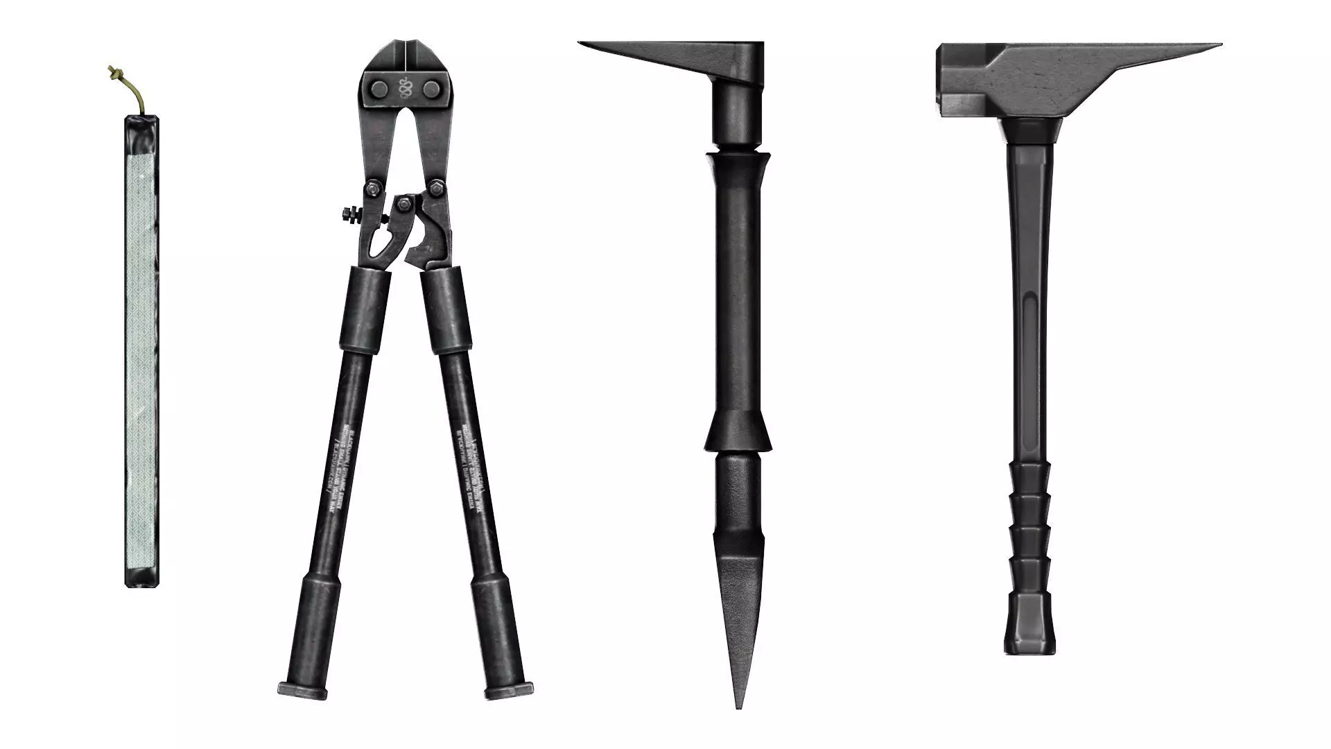 BREACHING TOOLS Low-poly 3D model_0