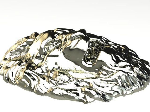 head of lion  3D print model_11