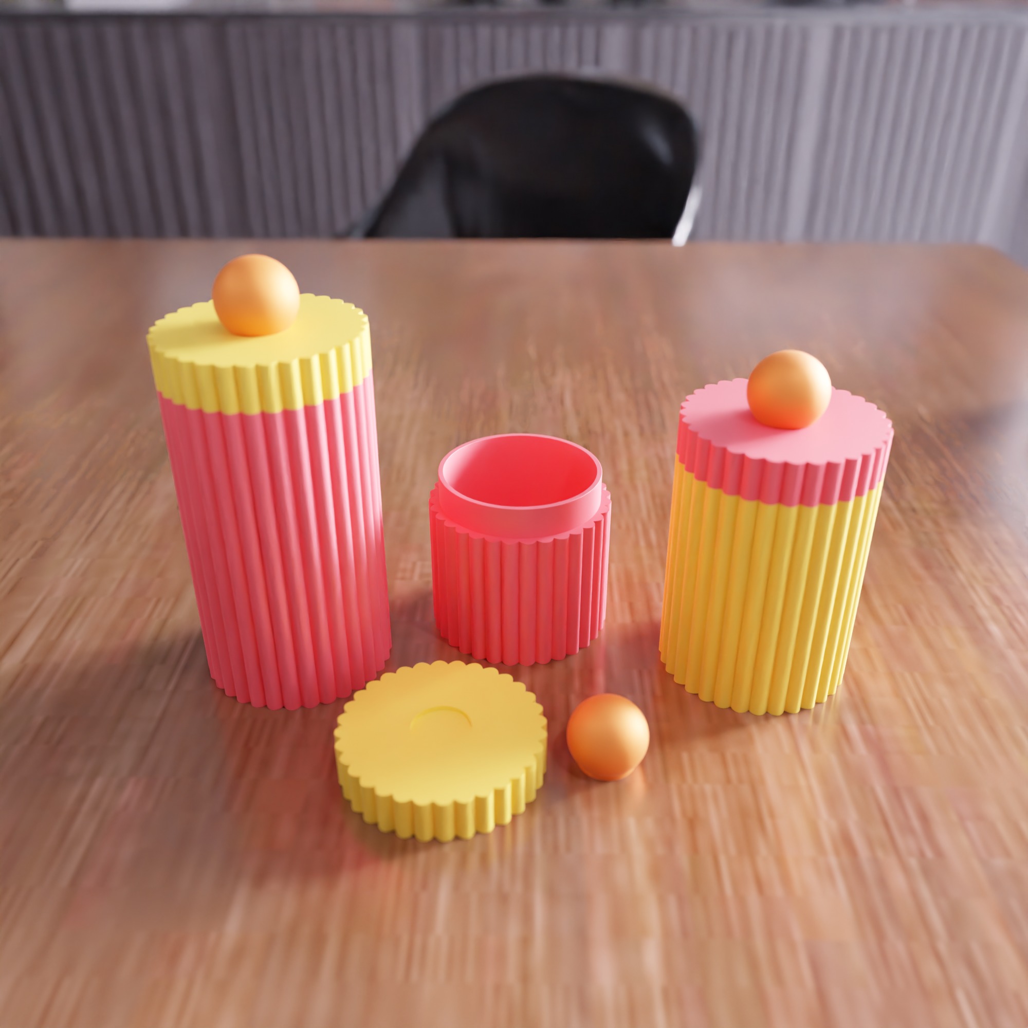 Desk Organizer Set - 407 3D print model_2