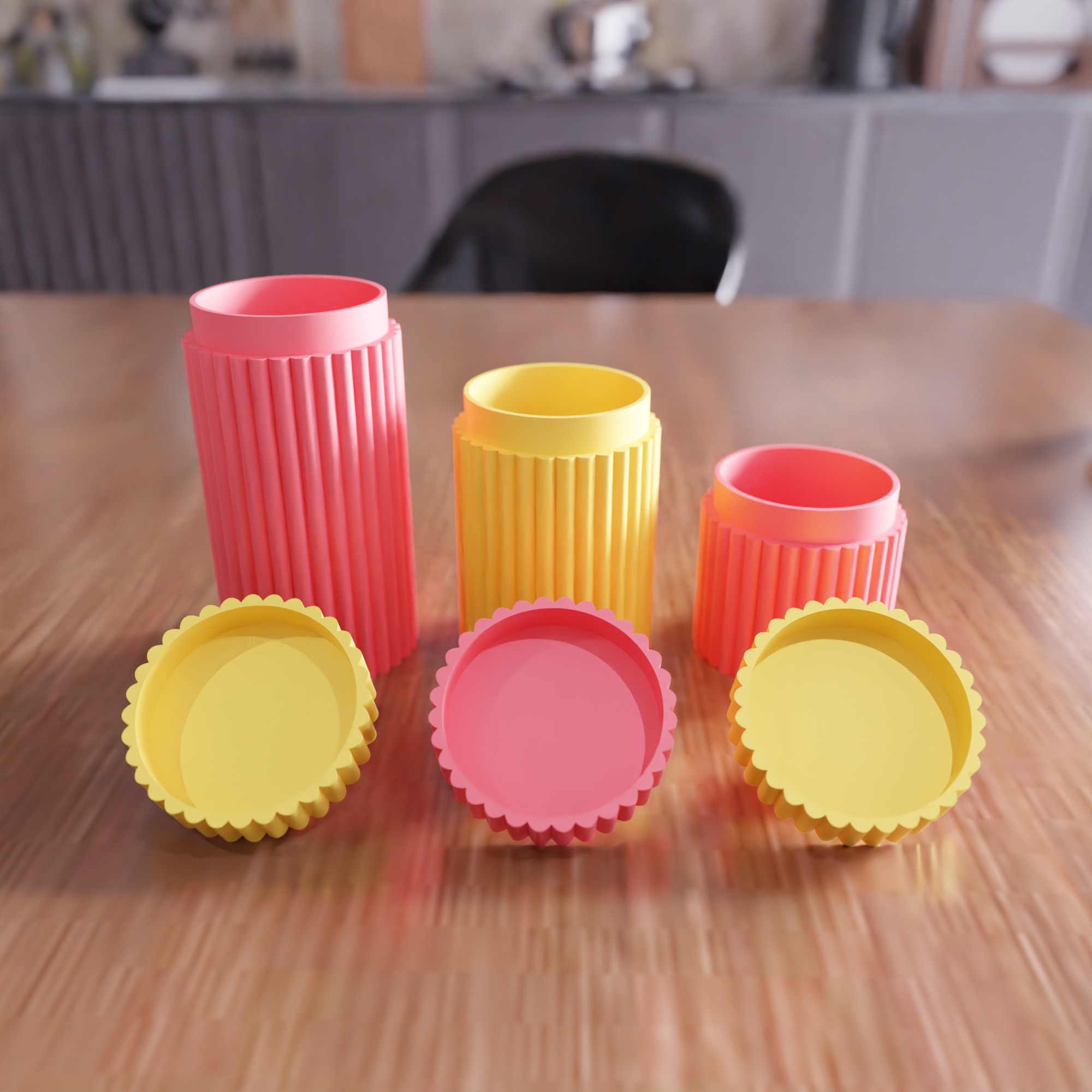 Desk Organizer Set - 407 3D print model_7