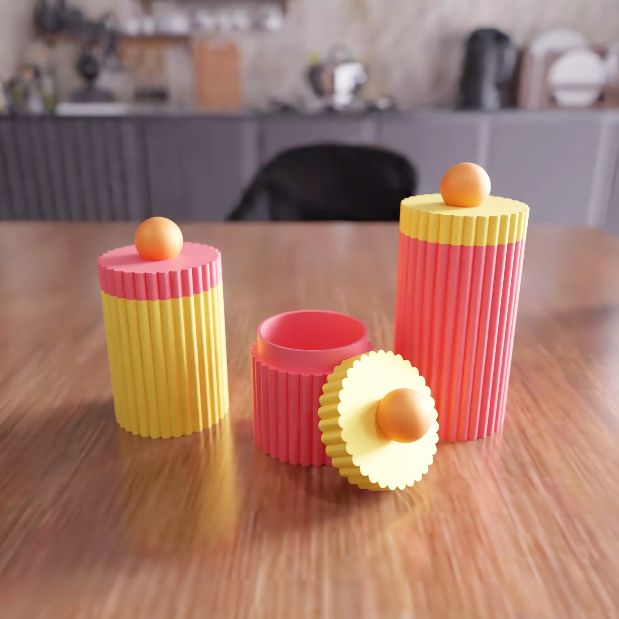 Desk Organizer Set - 407 3D print model_0