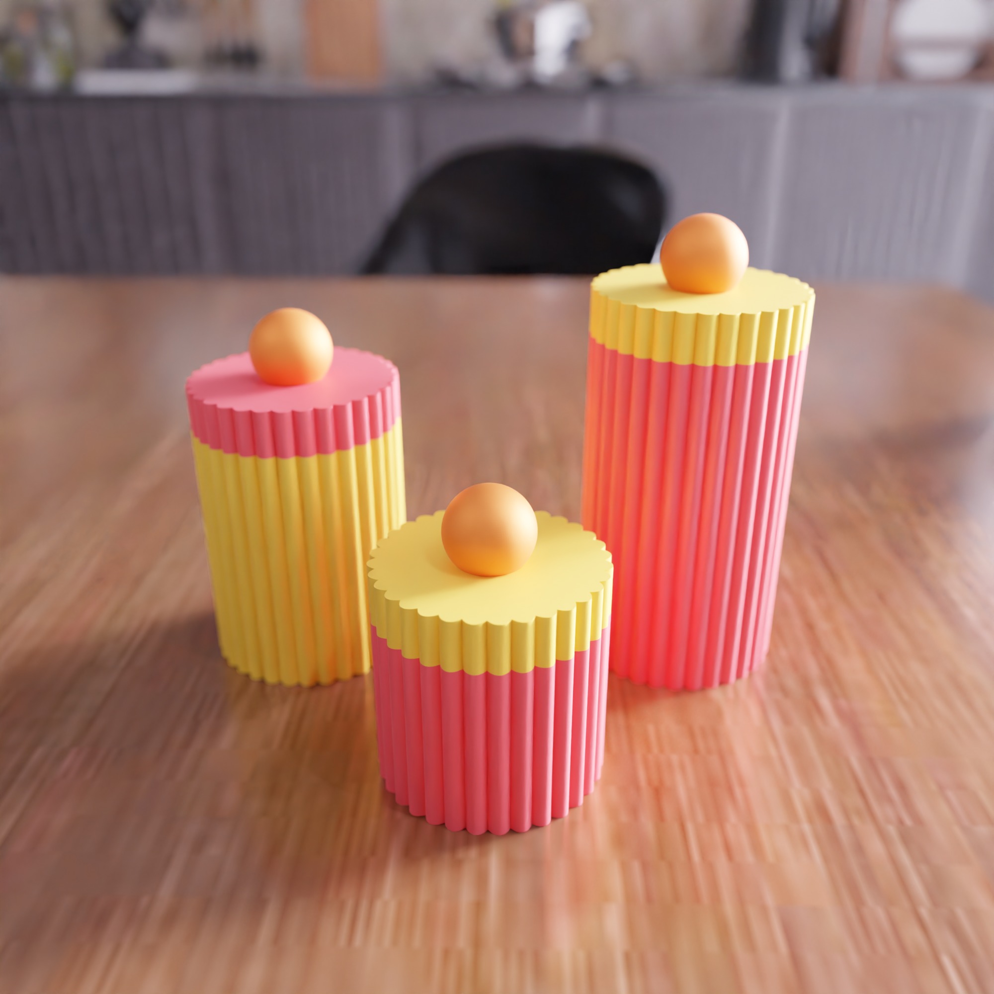 Desk Organizer Set - 407 3D print model_3