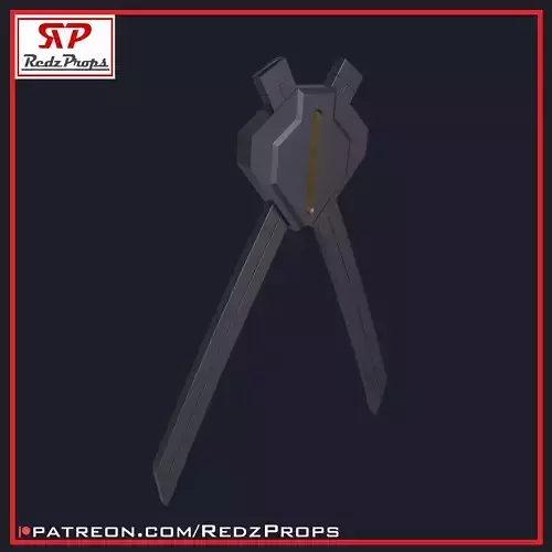 Deadpool 3 Katana Sheath Cosplay Prop