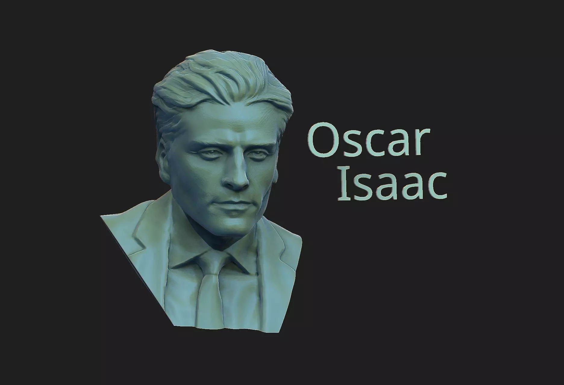 Oscar Isaac 3D print model_0