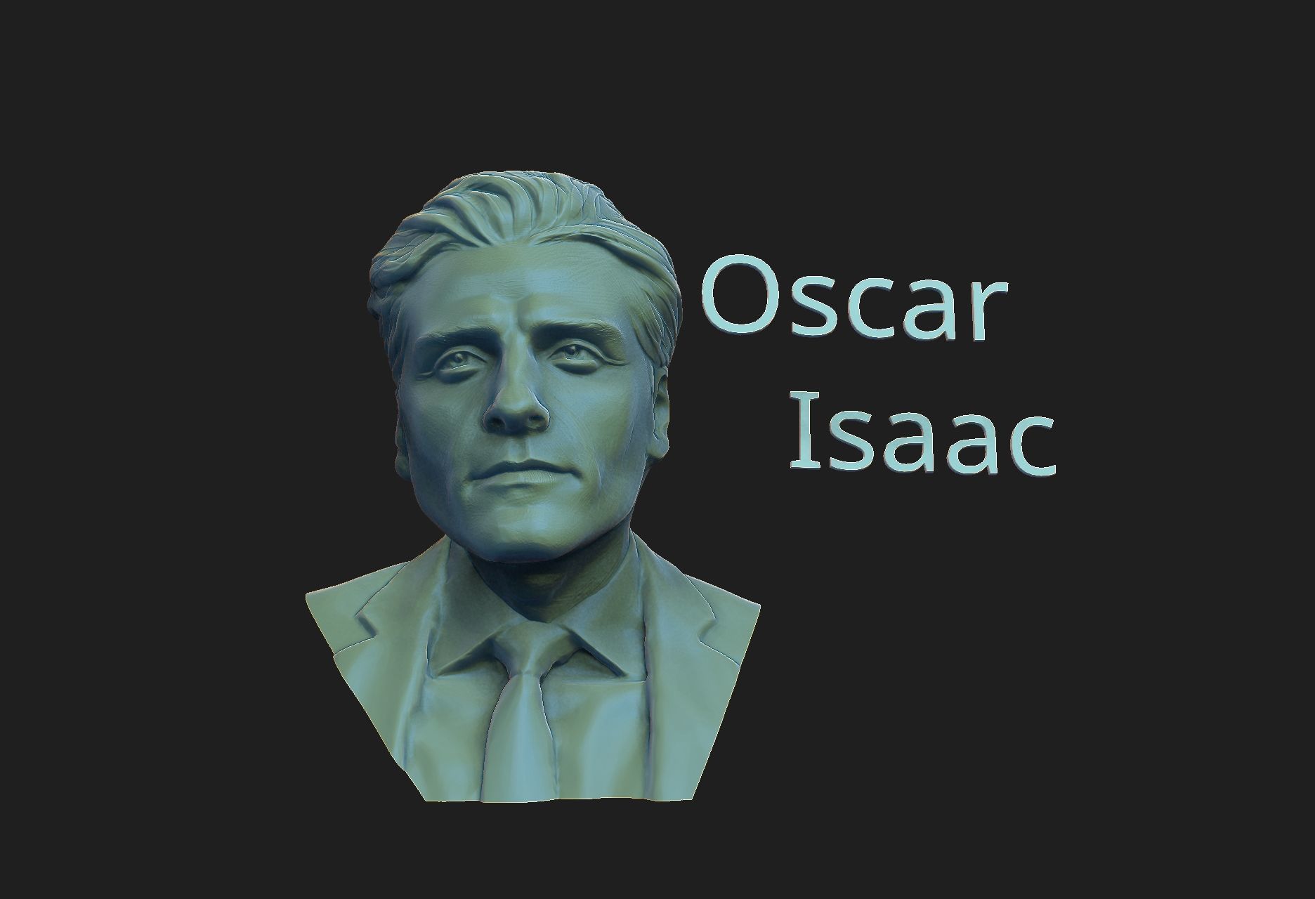 Oscar Isaac 3D print model_2