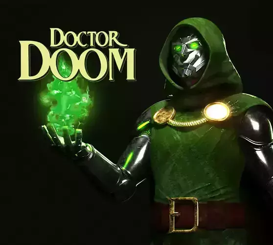MCU Dr Doom Low-poly Doctor Doom Low-poly 3D model