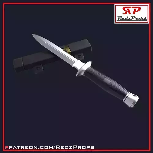 Deadpool 3 Leg Knife Cosplay Prop 3D print model