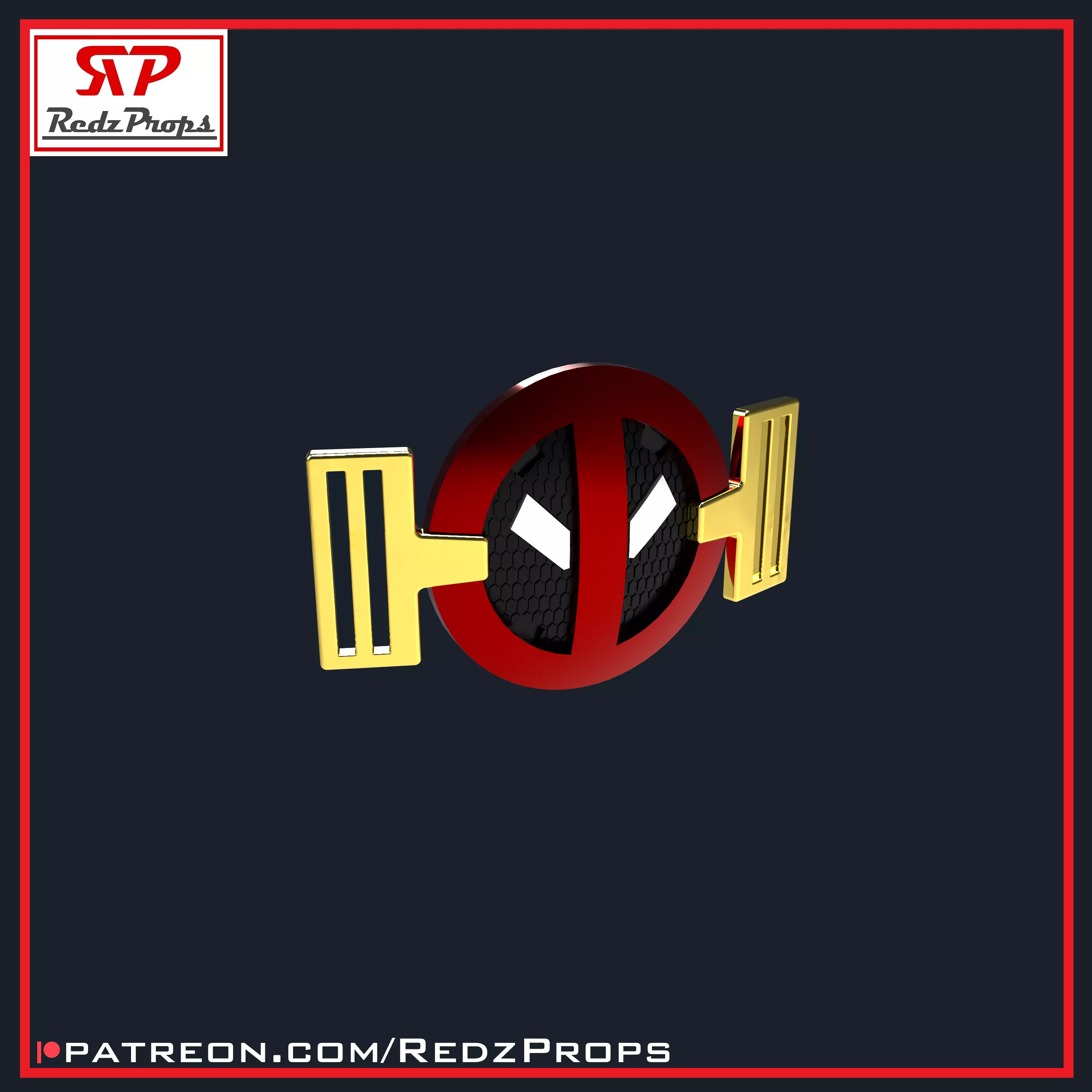 Deadpool 3 Nicepool Buckle Cosplay Prop 3D print model