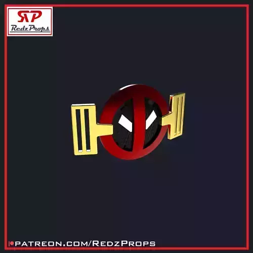 Deadpool 3 Nicepool Buckle Cosplay Prop 3D print model