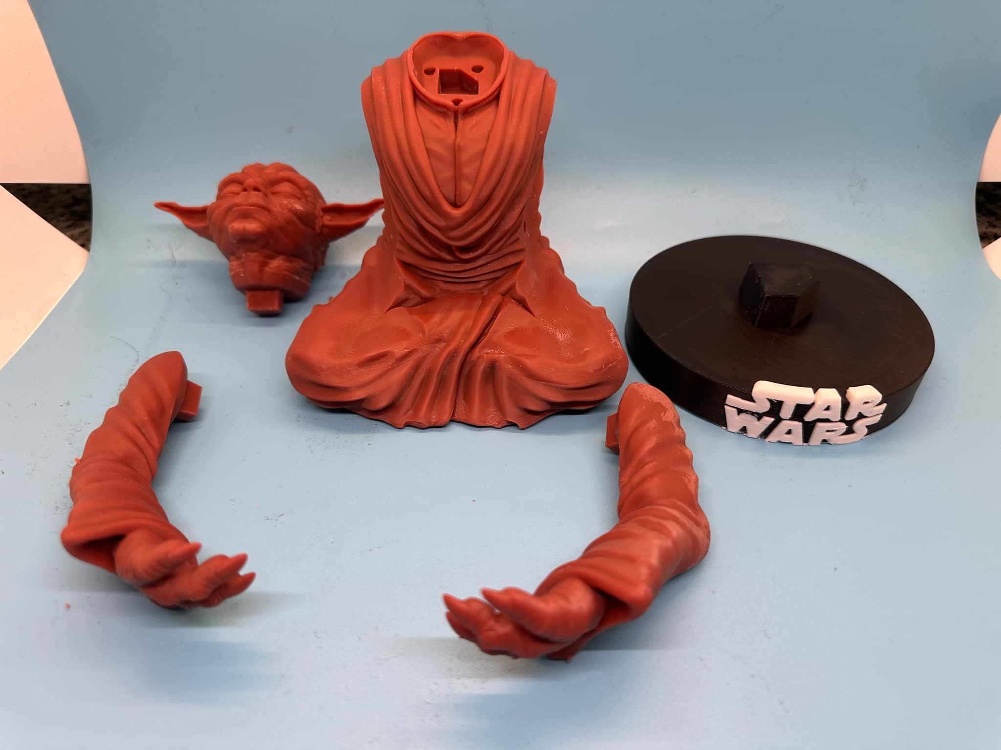 Yoda joystick holder  3D print model_6