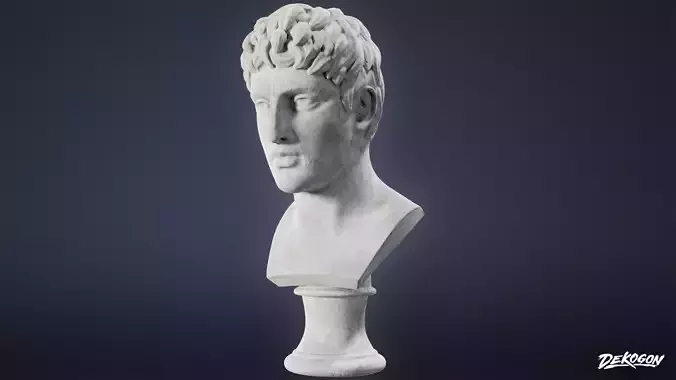 STONE SCULPTURES - Statue Bust 06 - NANITE