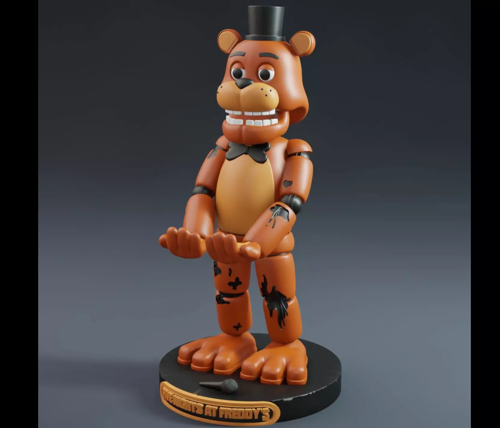 Five Nights At Freddys joystick holder 3D print model