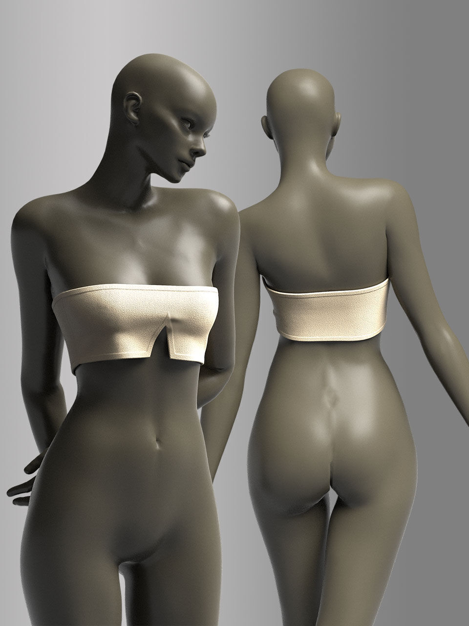 8 in 1 CROPTOP PACK 3D model_4