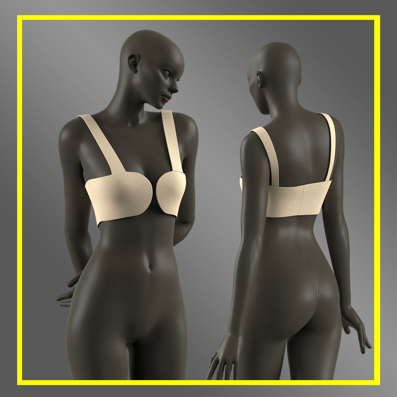 8 in 1 CROPTOP PACK 3D model_33