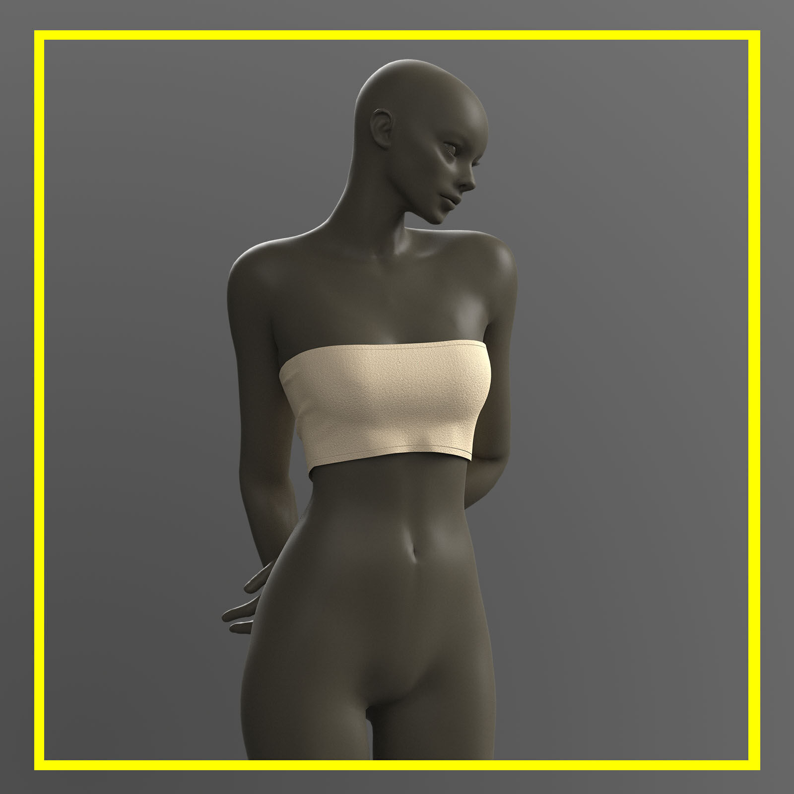 8 in 1 CROPTOP PACK 3D model_28