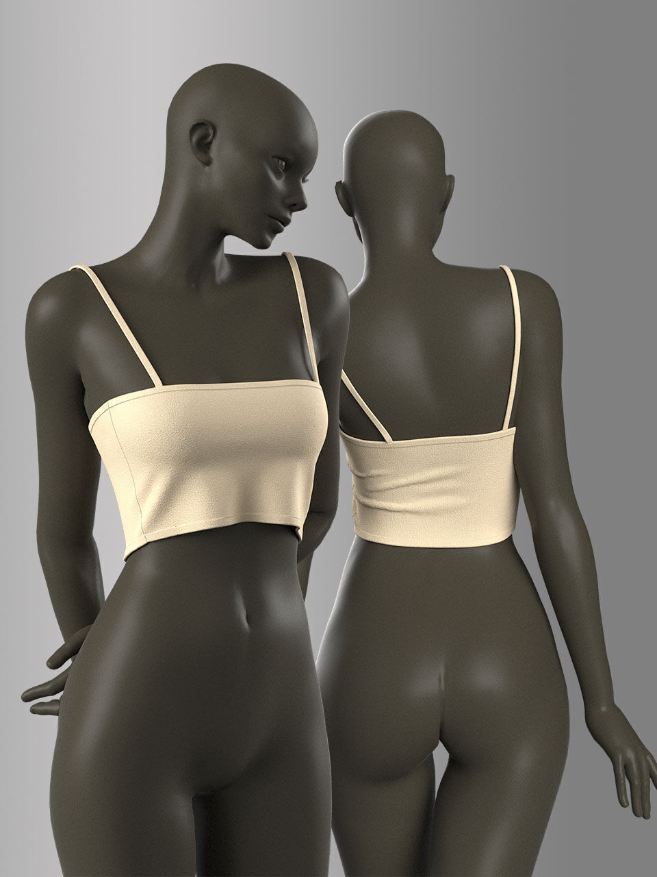 8 in 1 CROPTOP PACK 3D model_7