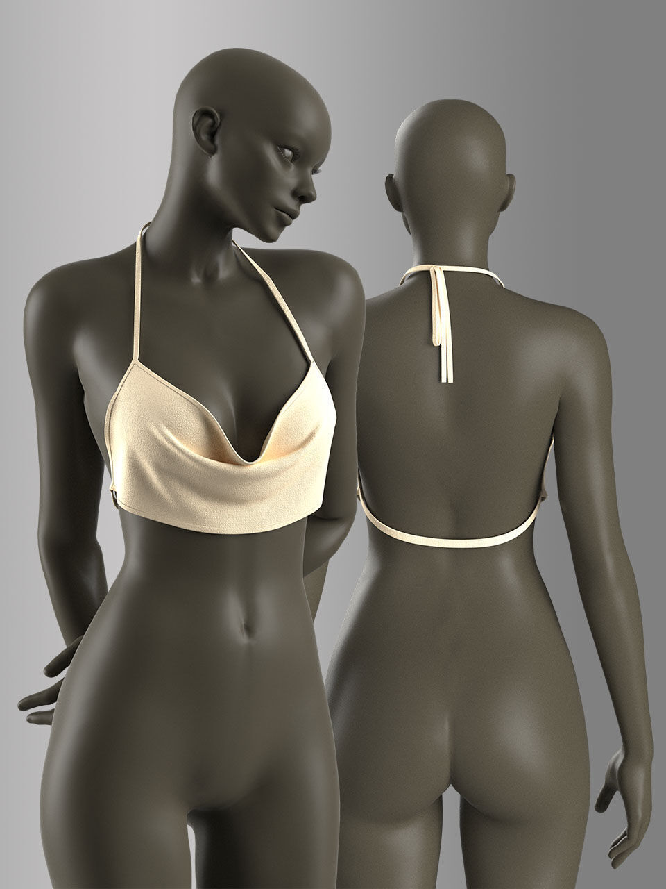 8 in 1 CROPTOP PACK 3D model_10