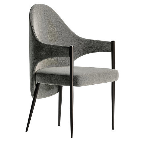 modern chair canto table 3D model 3