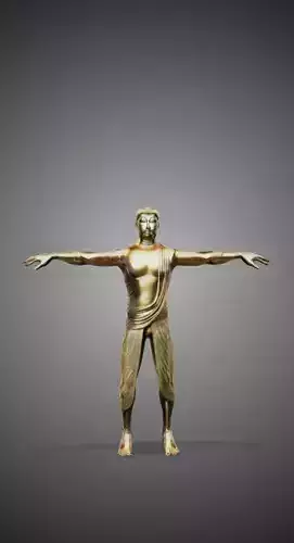 Statuette for meditating