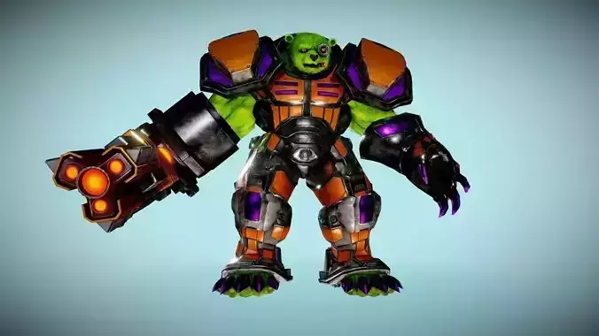 The Bear Low-poly 3D model